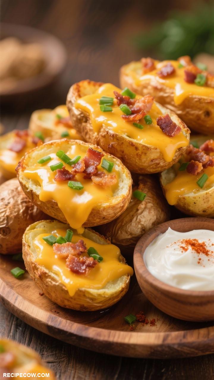 game day appetizers Crispy Potato Skins
