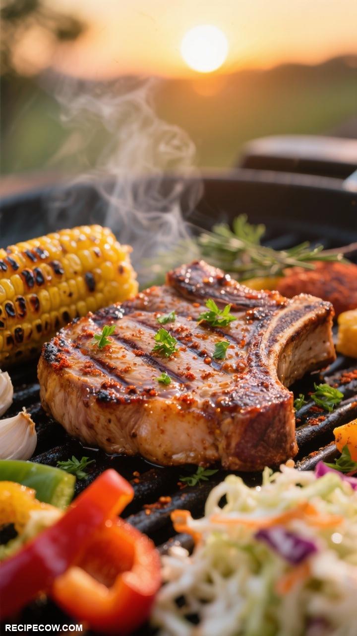 grilling ideas for dinner Cajun Pork Chops on the Grill