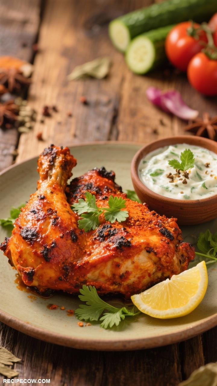 grilling ideas for dinner Tandoori Chicken with Raita