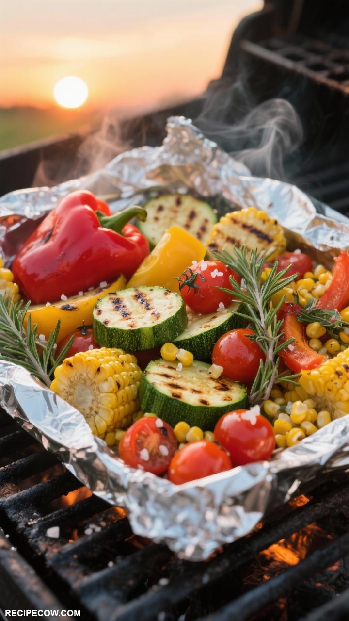 grilling ideas for dinner Vegetable Medley Foil Pack