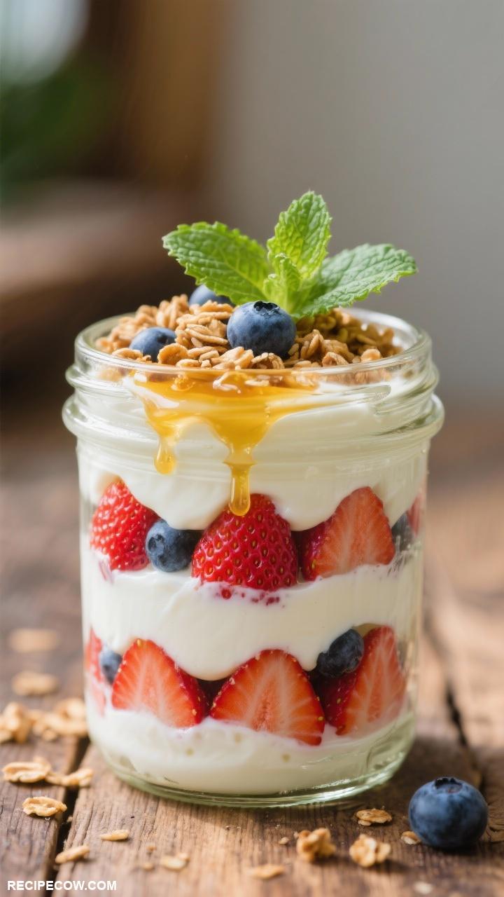 make ahead cold lunches Greek Yogurt Parfait