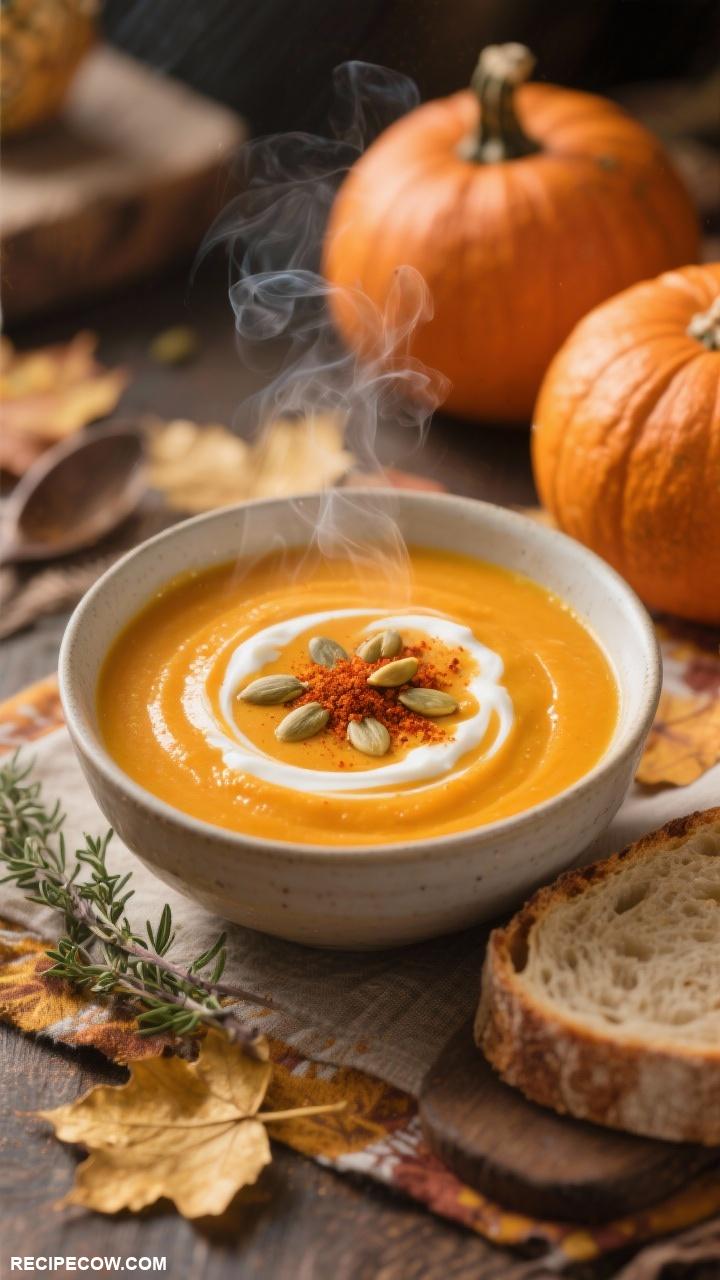 pumpkin recipes Creamy Pumpkin Soup
