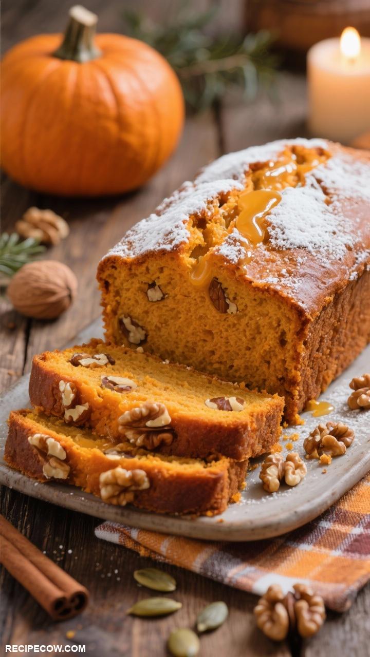 pumpkin recipes Pumpkin Bread with Walnuts