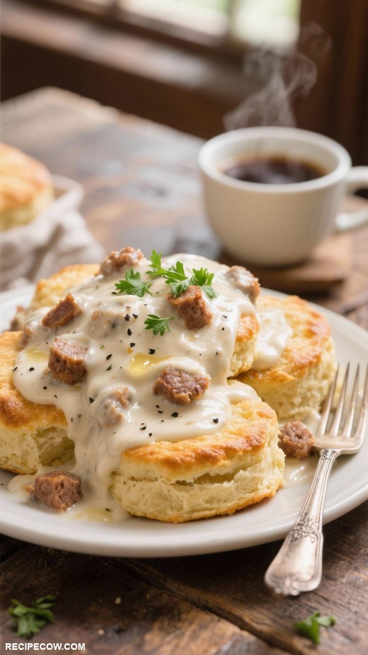 southern foods Biscuits and Gravy