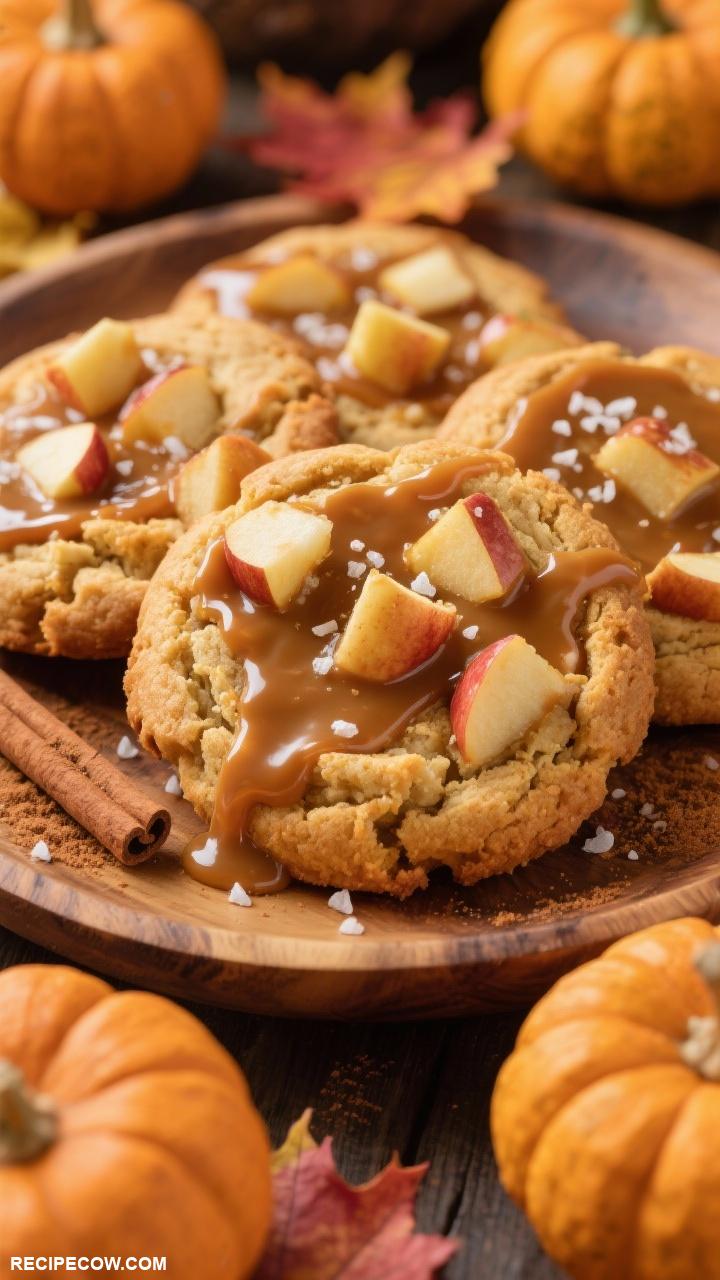 thanksgiving cookies Apple Cider Caramel Cookies