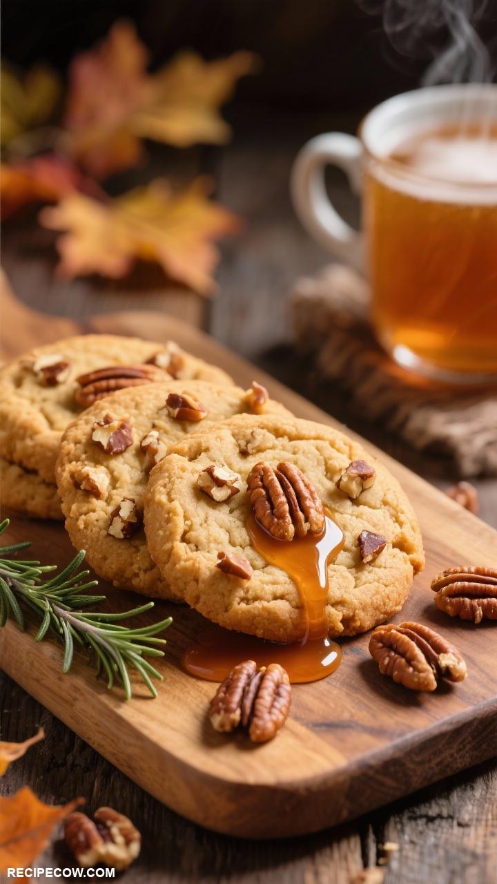 thanksgiving cookies Maple Pecan Sandies