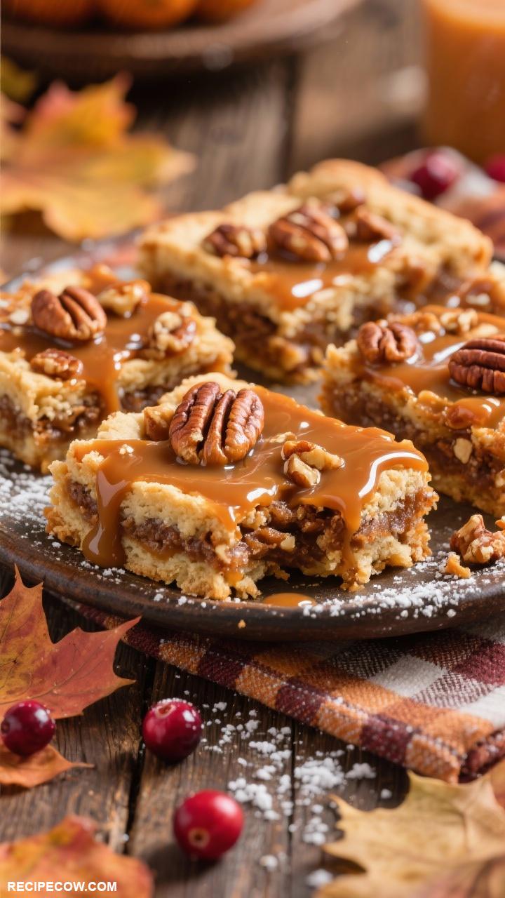 thanksgiving cookies Pecan Pie Cookie Bars