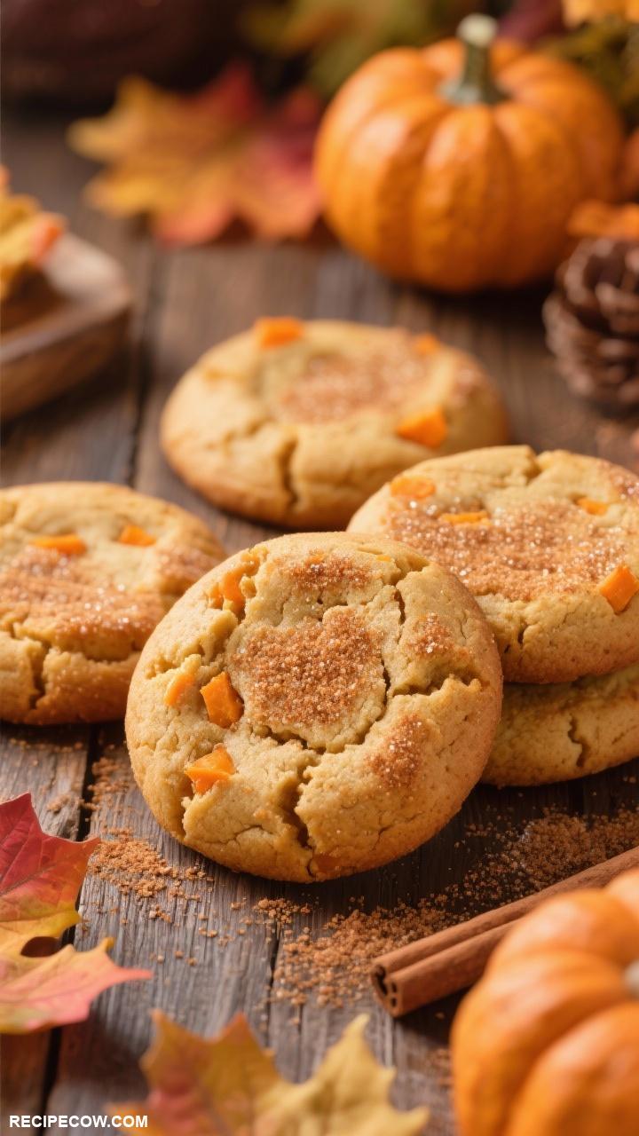 thanksgiving cookies Sweet Potato Snickerdoodles