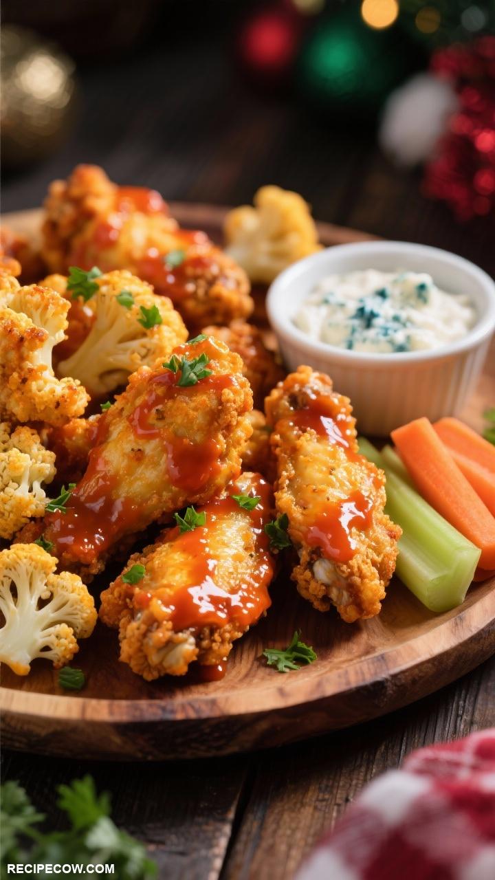 Gluten free appetizers Cauliflower Buffalo Wings