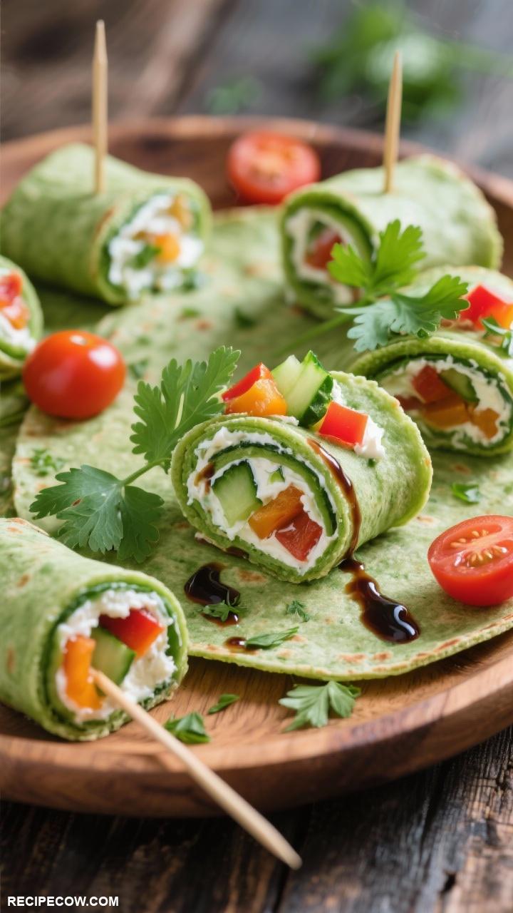 Gluten free appetizers Tortilla Pinwheels