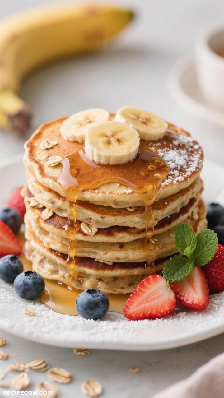 breakfast meal prep for the week Banana Oatmeal Pancakes