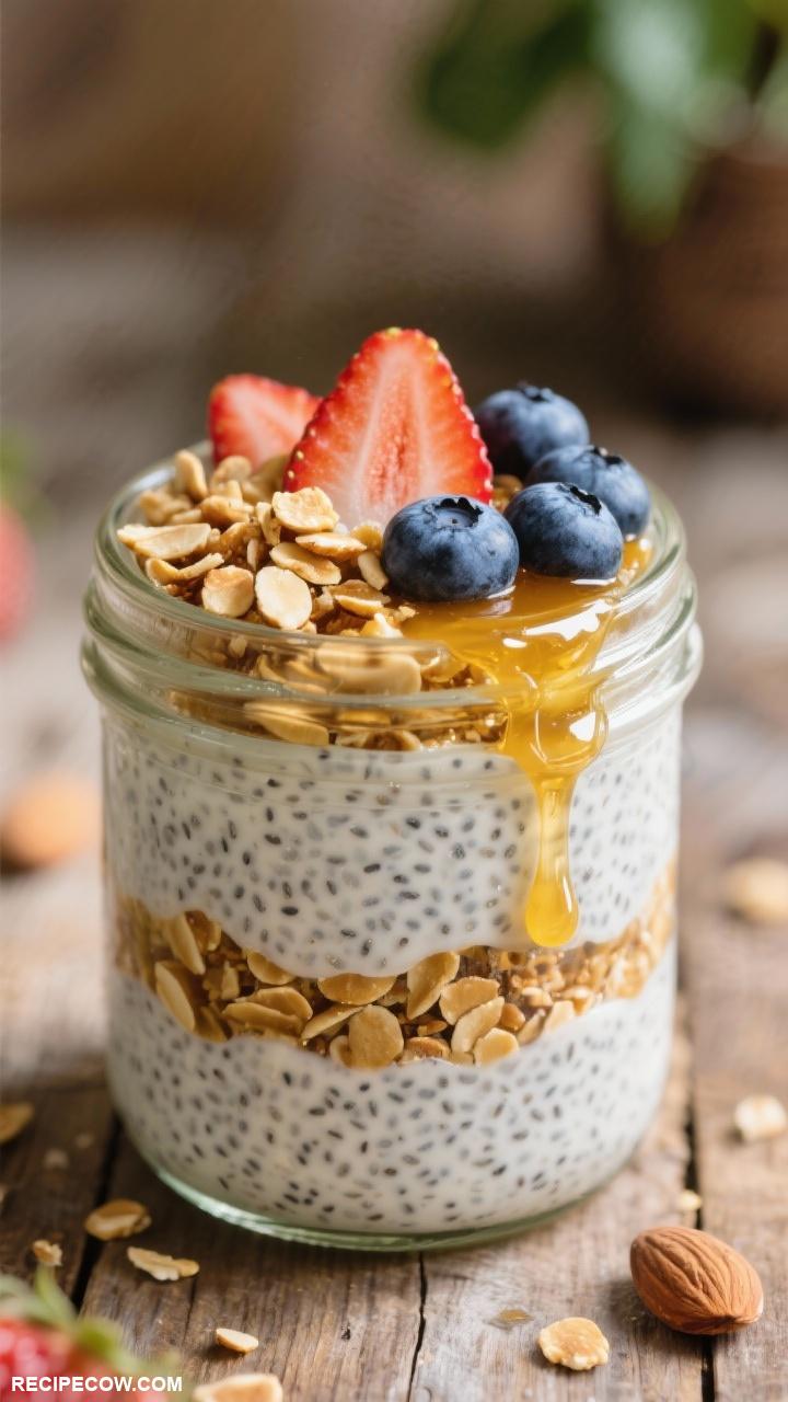 breakfast meal prep for the week Chia Seed Pudding with Almonds