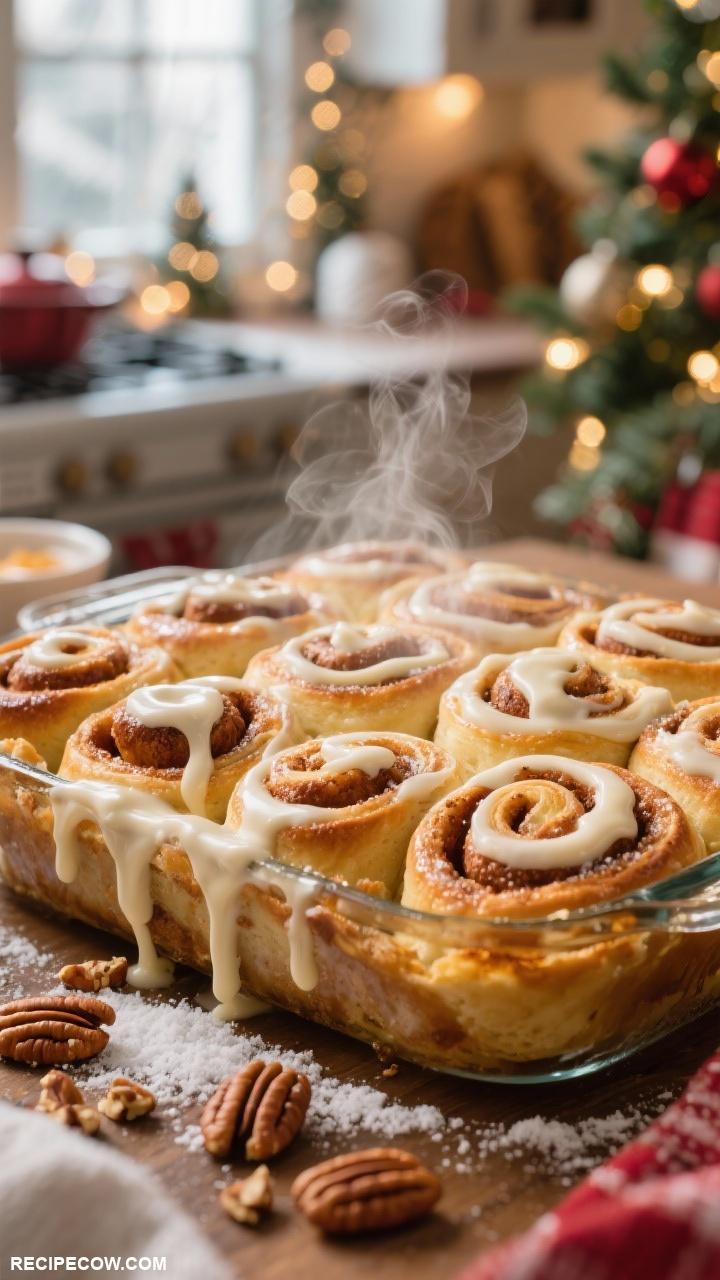 christmas breakfast recipes Cinnamon Roll Casserole