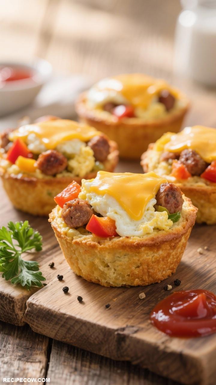 christmas breakfast recipes Sausage and Egg Breakfast Muffins