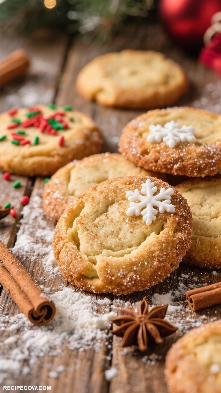christmas cookies Snickerdoodle Holiday Treats