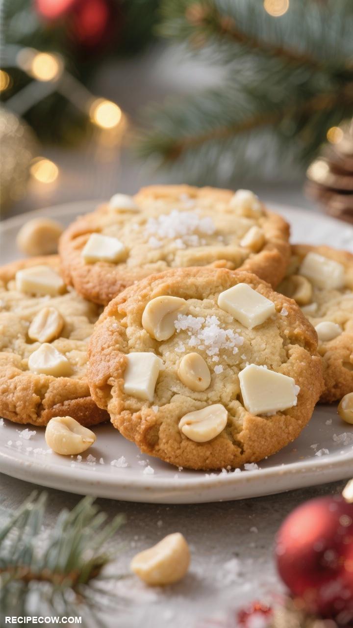 christmas cookies White Chocolate Macadamia Cookies