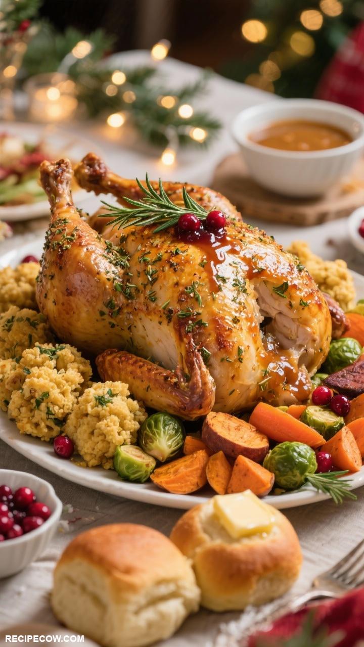 christmas dinner ideas Herb Crusted Turkey