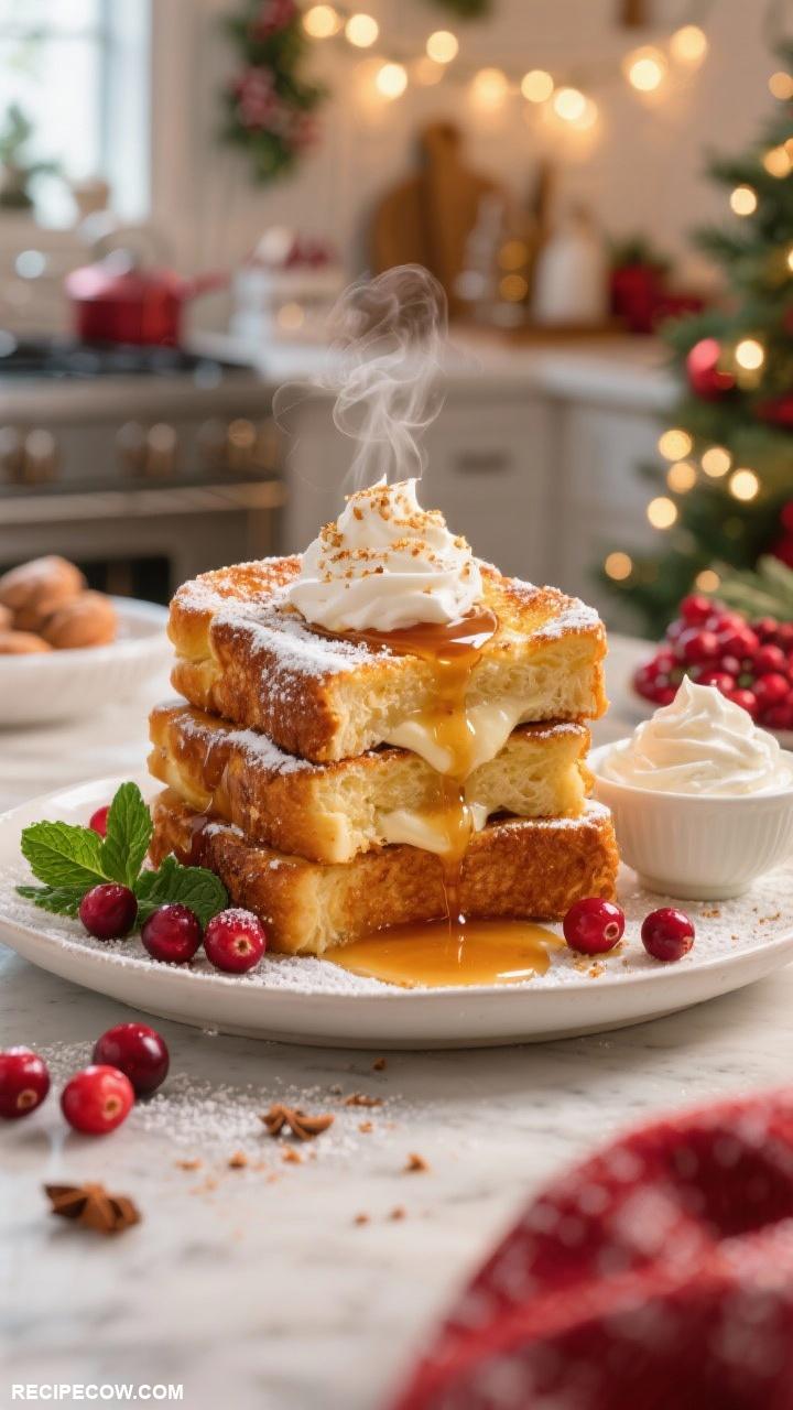 christmas morning breakfast ideas Eggnog French Toast