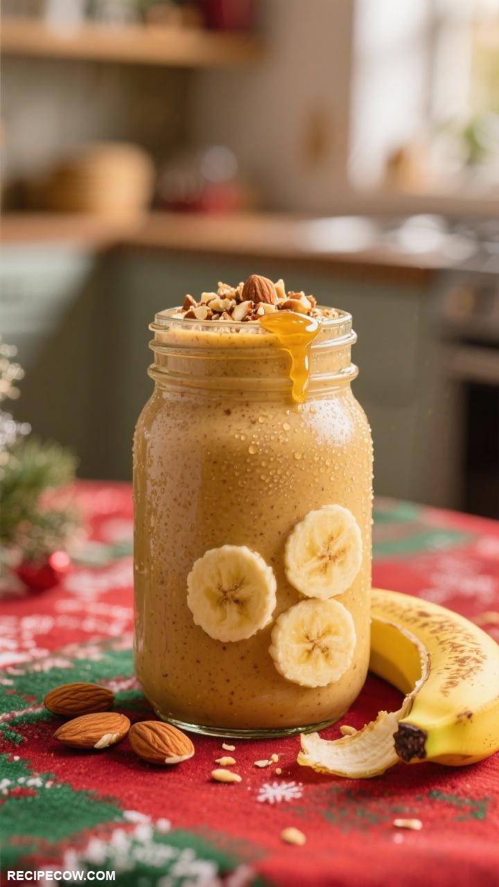 christmas morning breakfast ideas Nutty Banana Smoothie