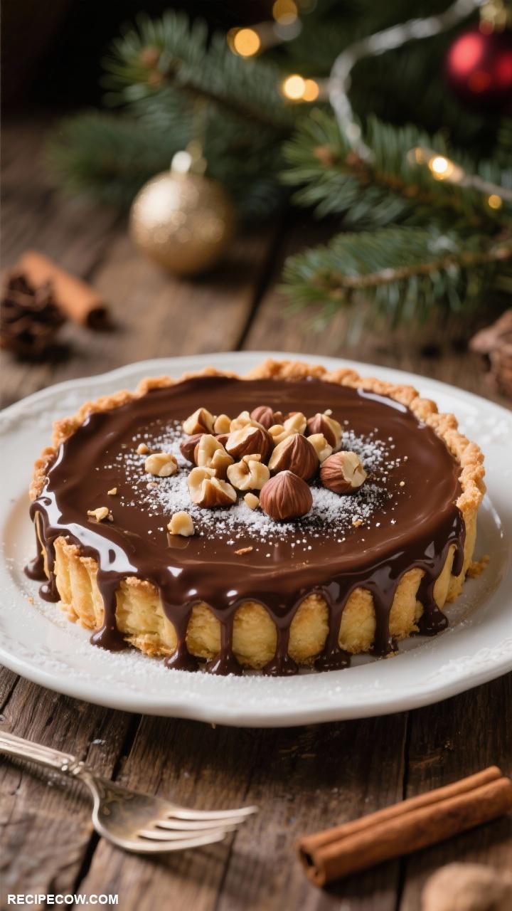 christmas pies Chocolate Hazelnut Tart