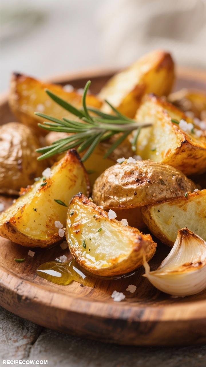 easy side dishes Crispy Roasted Potatoes