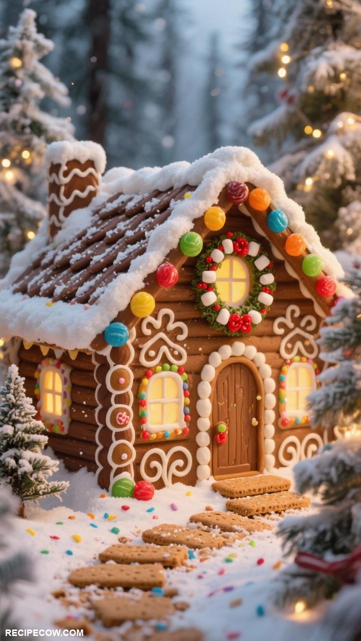 gingerbread house ideas Gingerbread Cabin in the Woods