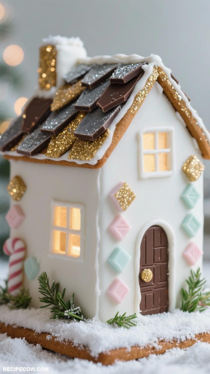 gingerbread house ideas Modern Minimalist Gingerbread House