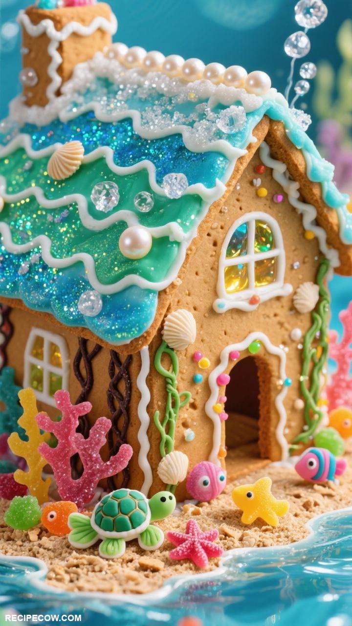 gingerbread house ideas Under the Sea Gingerbread House