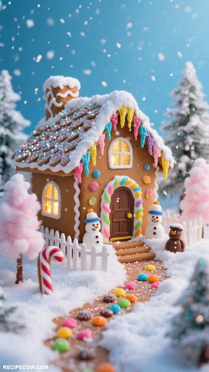 gingerbread house ideas Winter Wonderland Gingerbread Scene
