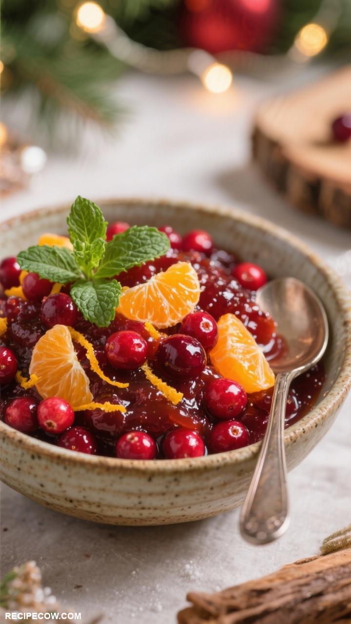 holiday side dishes Cranberry Orange Relish
