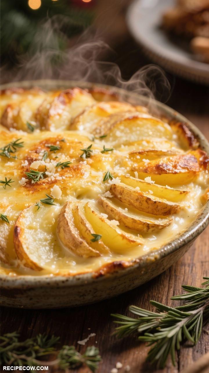 holiday side dishes Creamy Potato Gratin