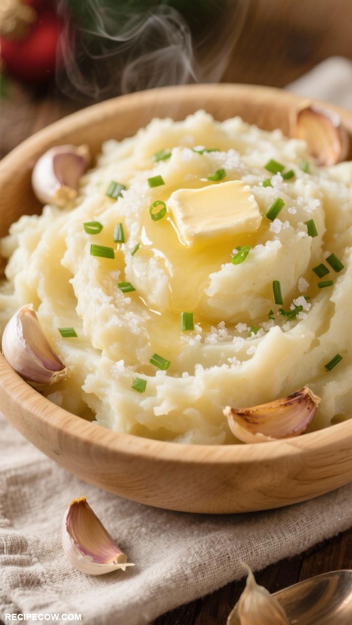 holiday side dishes Garlic Mashed Potatoes