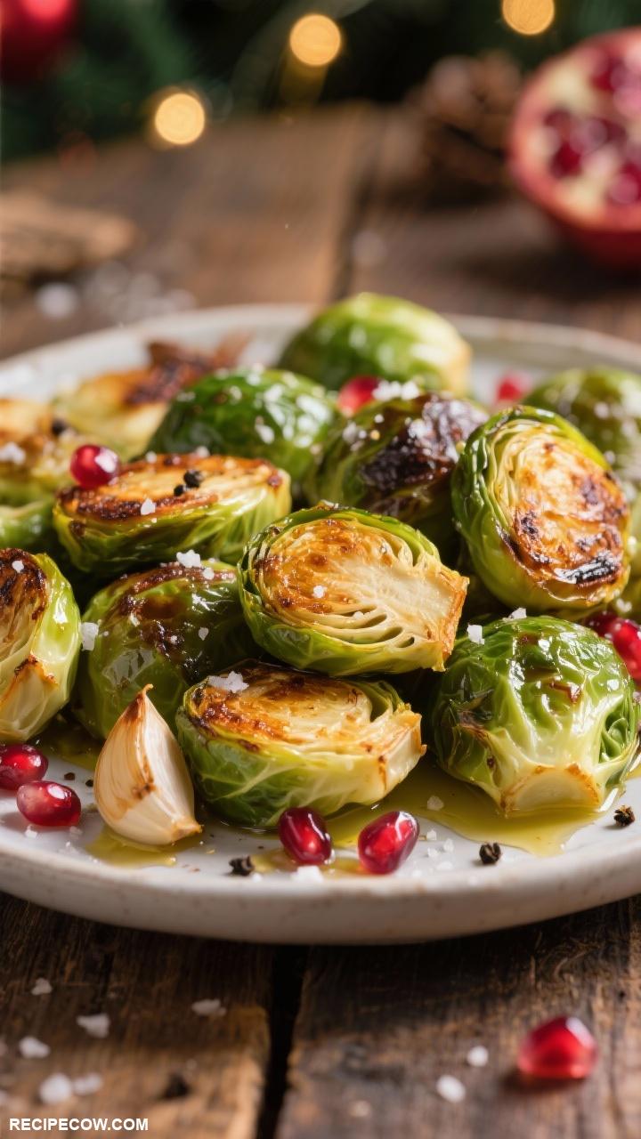 holiday side dishes Roasted Brussels Sprouts
