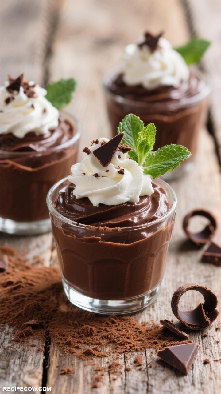mini dessert ideas Mini Chocolate Mousse Cups
