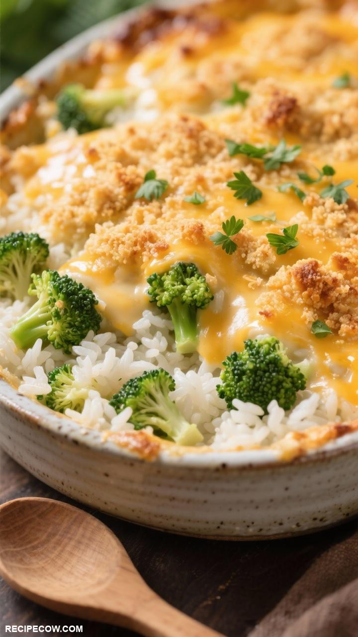 rice cooker recipes Cheesy Broccoli Rice Casserole