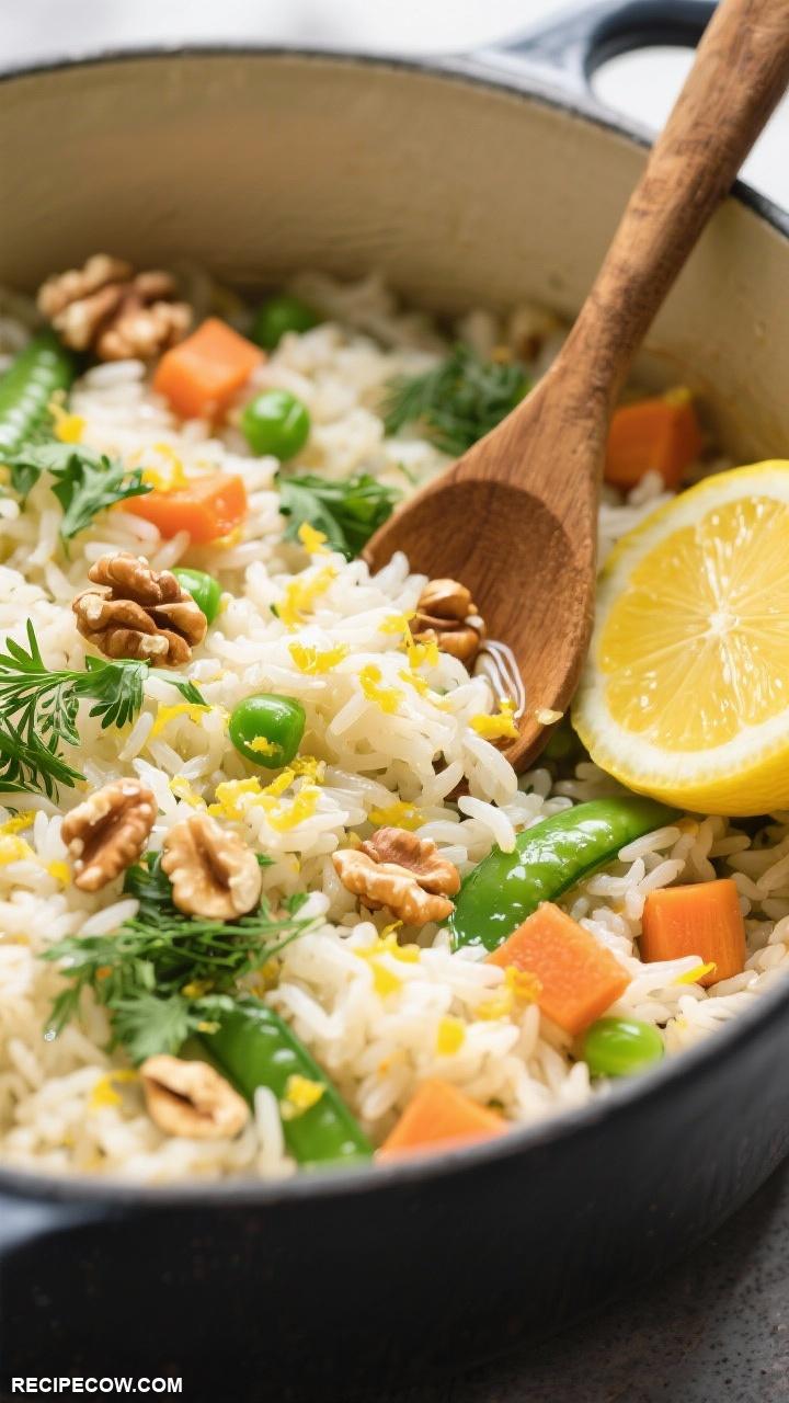 rice cooker recipes One Pot Lemon Herb Rice Pilaf
