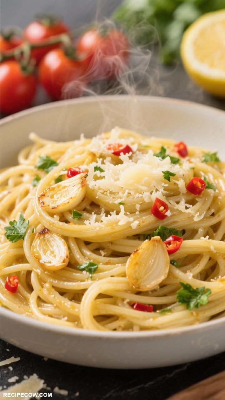 rice cooker recipes Rice Cooker Spaghetti Aglio Olio