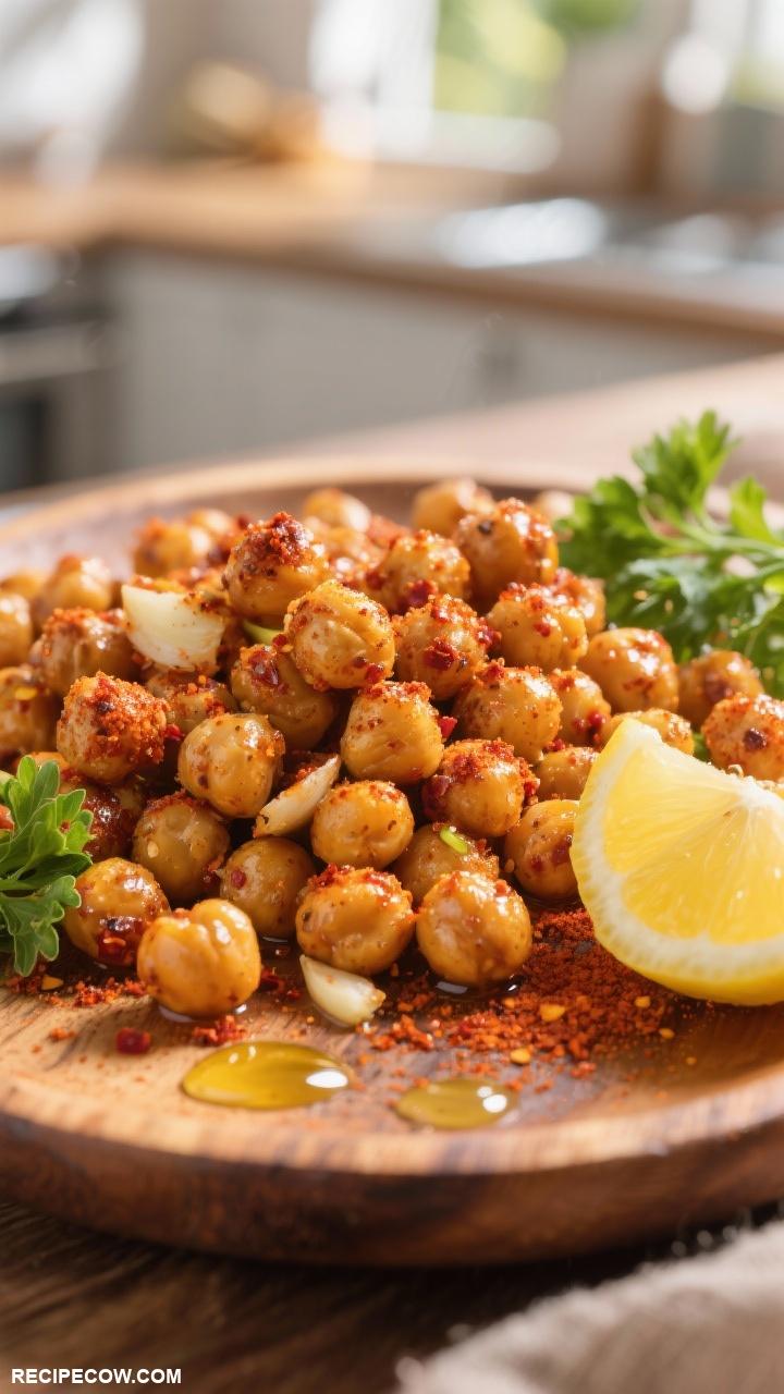 side dish ideas Spicy Roasted Chickpeas