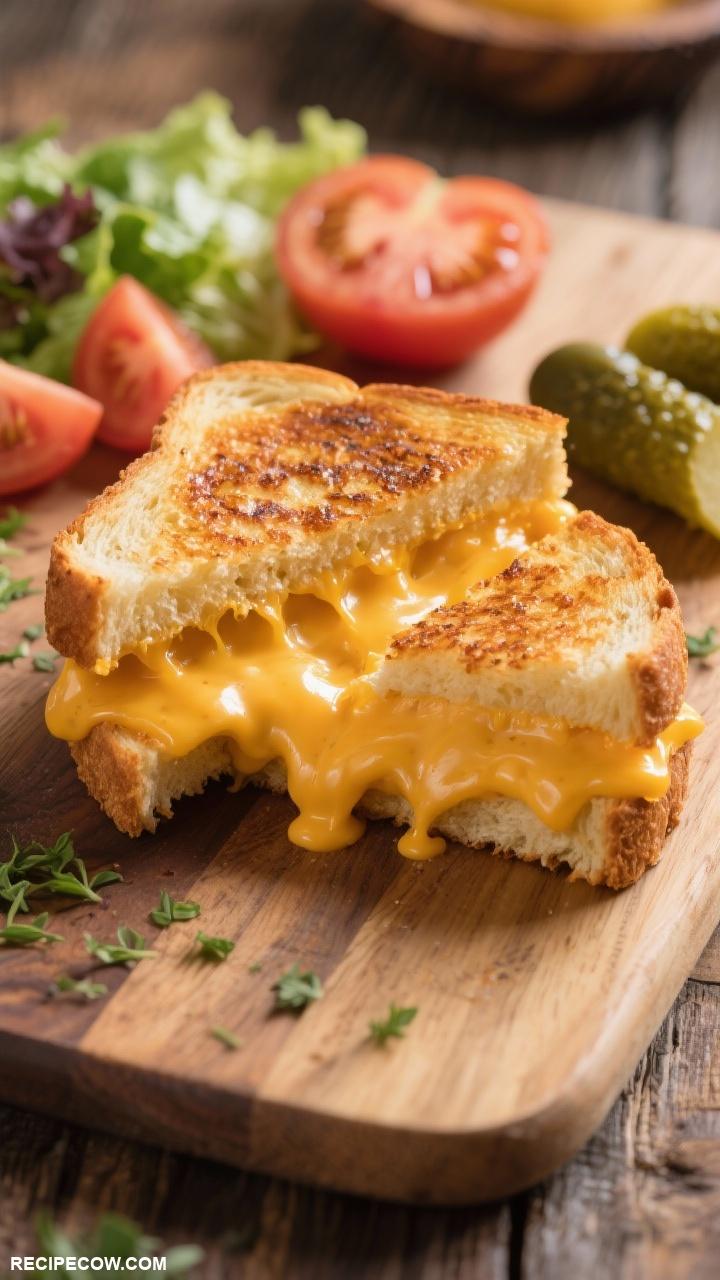 simple lunch recipes Classic Grilled Cheese Sandwich