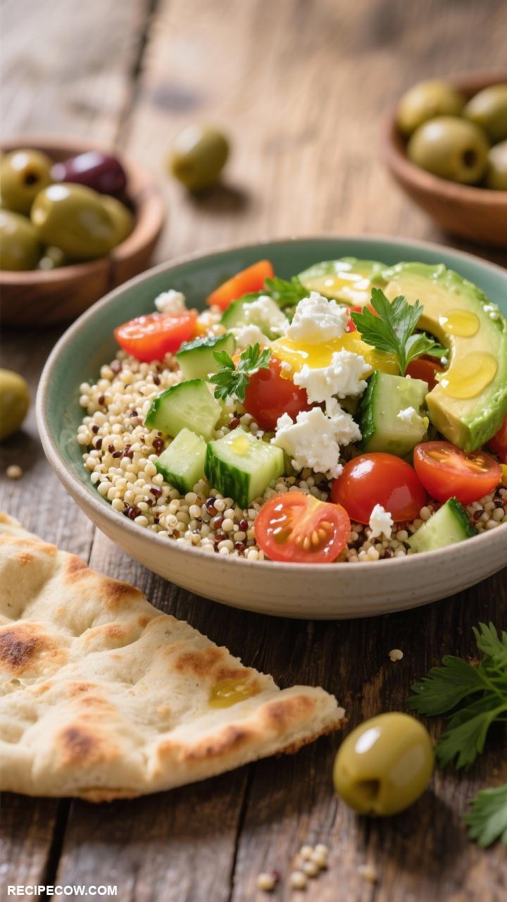 simple lunch recipes Mediterranean Quinoa Bowl