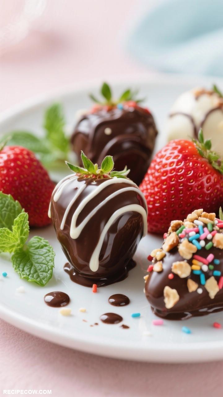 strawberry desserts Chocolate Covered Strawberries