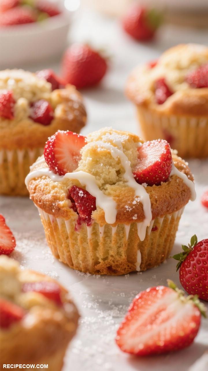 strawberry desserts Strawberry Muffins