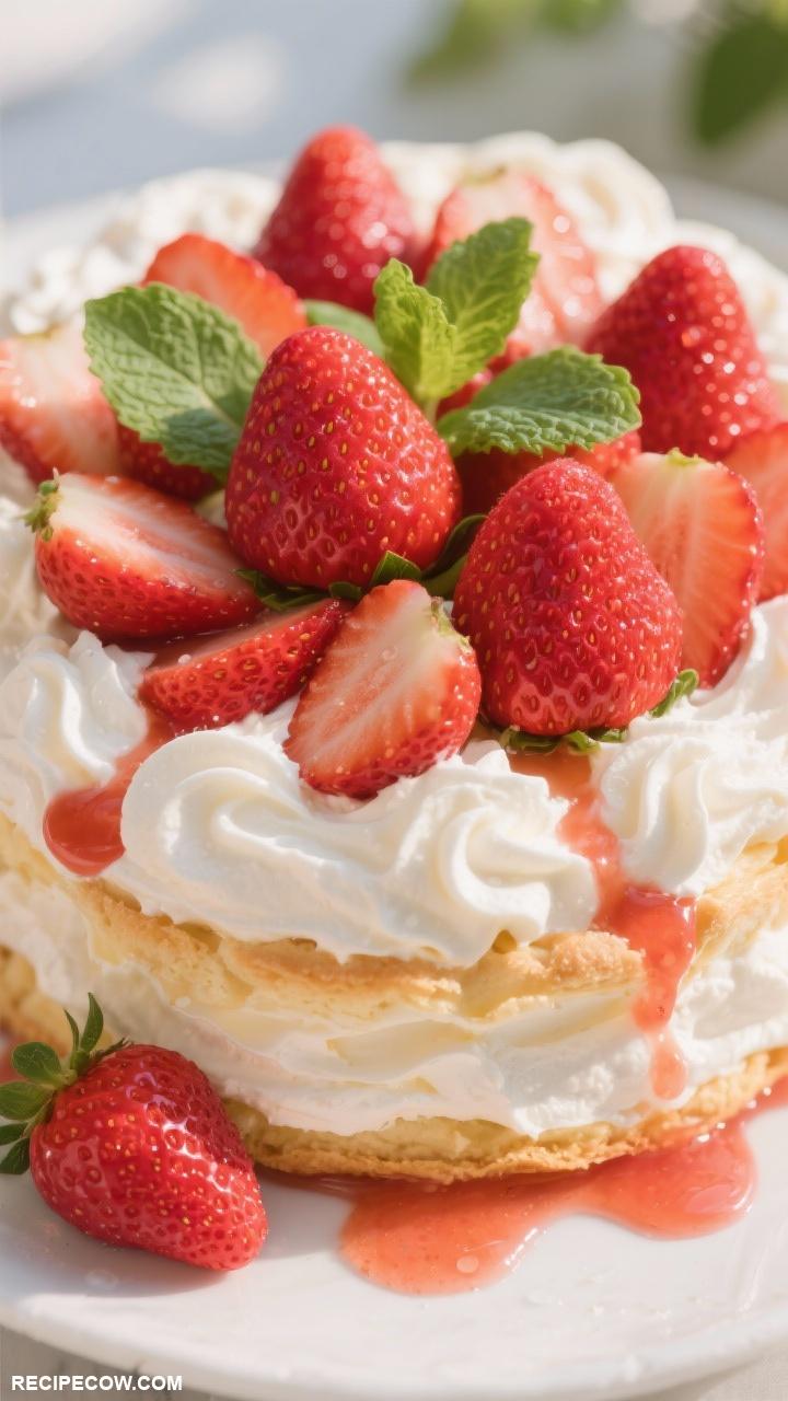 strawberry desserts Strawberry Pavlova
