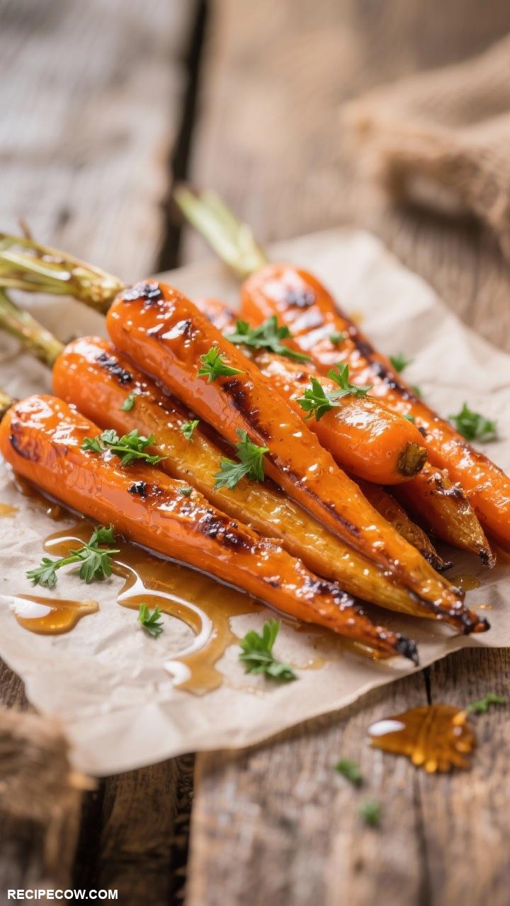 vegetarian side dishes Maple Glazed Carrots