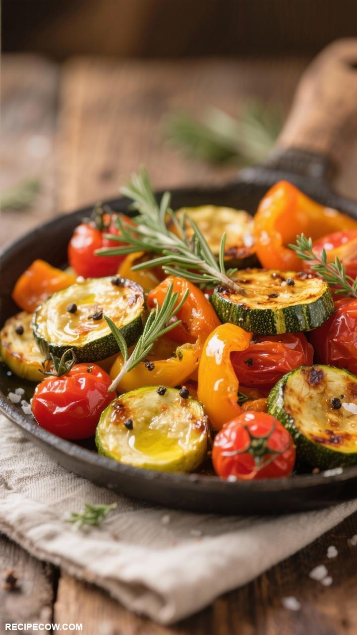 vegetarian side dishes Roasted Vegetable Medley