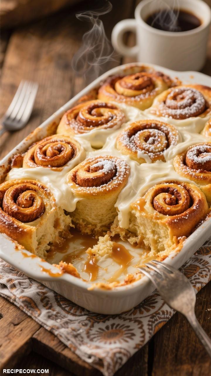 weekend brunch Cinnamon Roll Casserole Delight