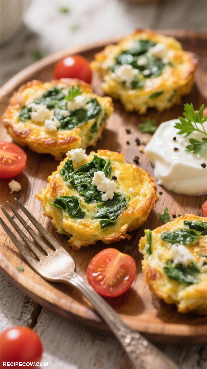 weekend brunch Savory Spinach Frittata Bites