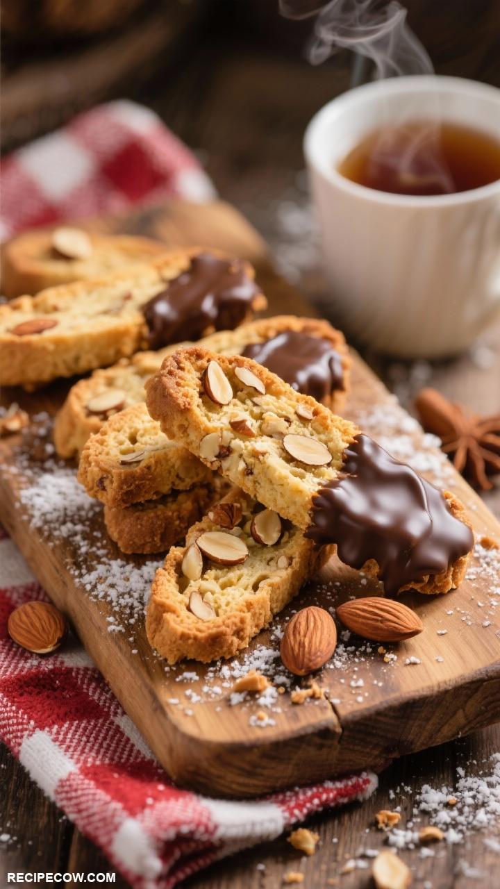 winter cookies Spiced Almond Biscotti