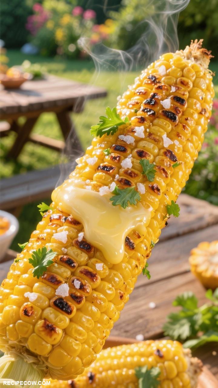 BBQ sides Grilled Corn on the Cob