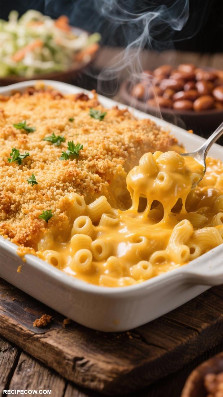 BBQ sides Macaroni and Cheese Bake